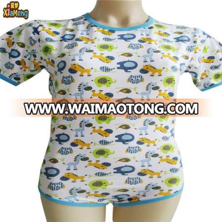 Wholesale oem service adult clothing adult baby snap crotch romper